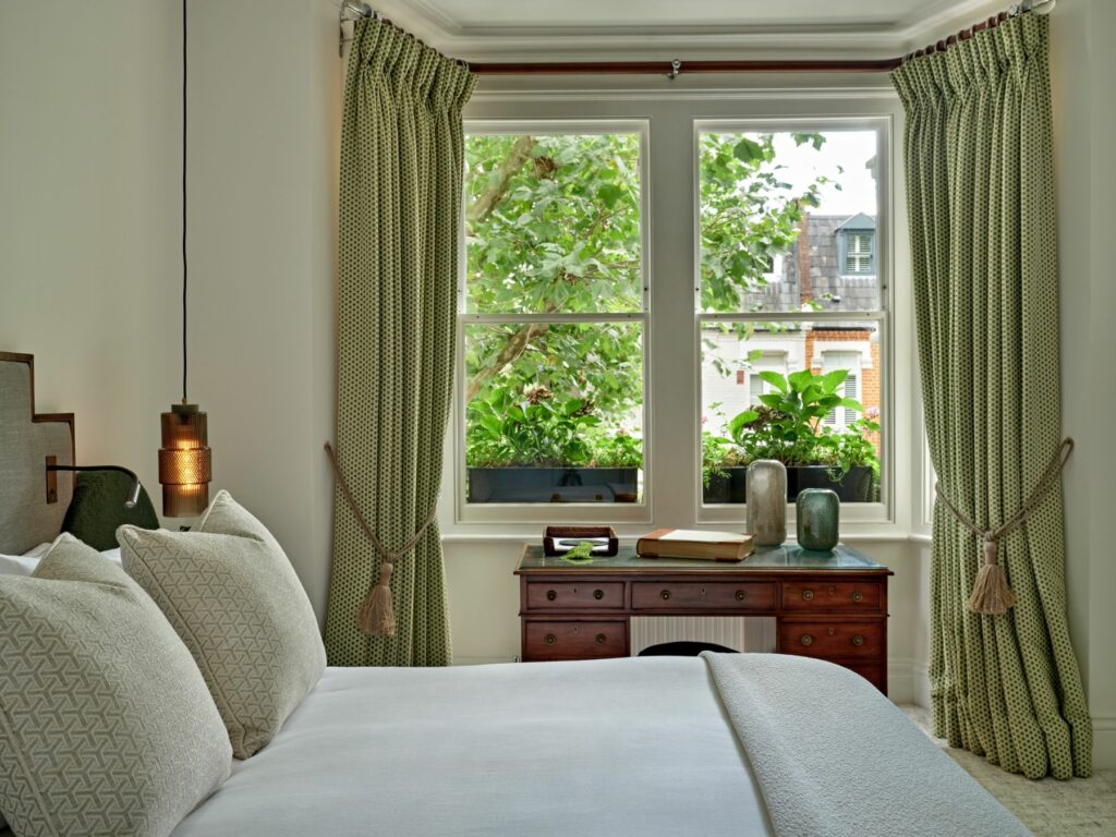 Sophie Paterson Cushions on a bed