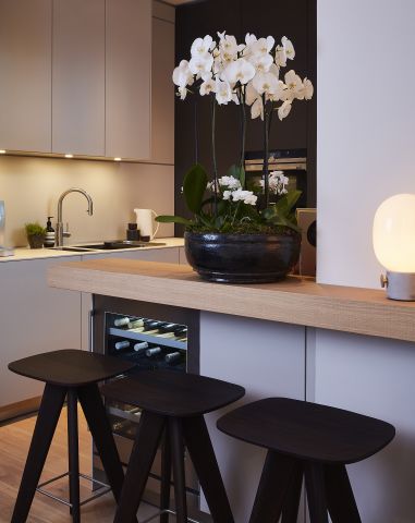 Bulthaup Kitchen from Kitchen Architecture with breakfast bar.