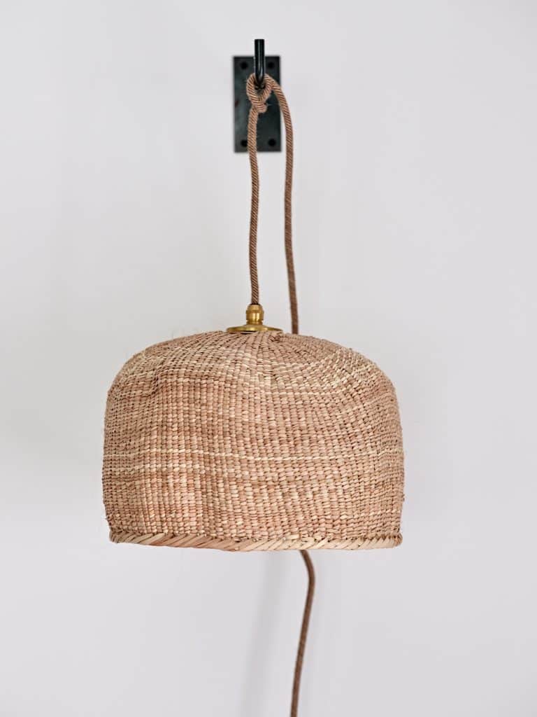 Rattan pendant light